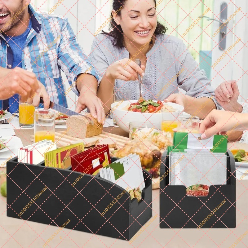 Food Snacks Packets - ตู้เก็บของในครัว LF - กล่องเก็บขนมบนเคาน์เตอร์, ที่ใส่ซองอาหารจานด่วน และภาชนะเก็บของในครัว