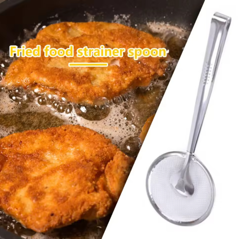Quick Food Snacks - 1 PC Quick น้ํามันกรองสแตนเลสทอดอาหารกรองผัก Snack Fryer