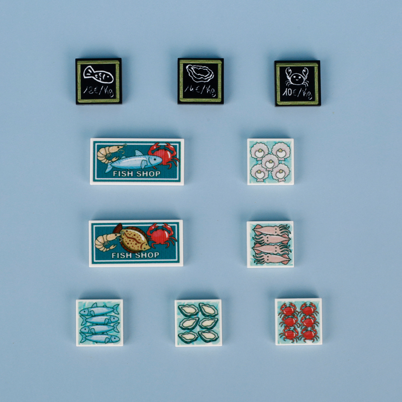 MOC City Street ตัวเลขอาหารพิม - Food Sweet Snacks บทวิจารณ์และราคา