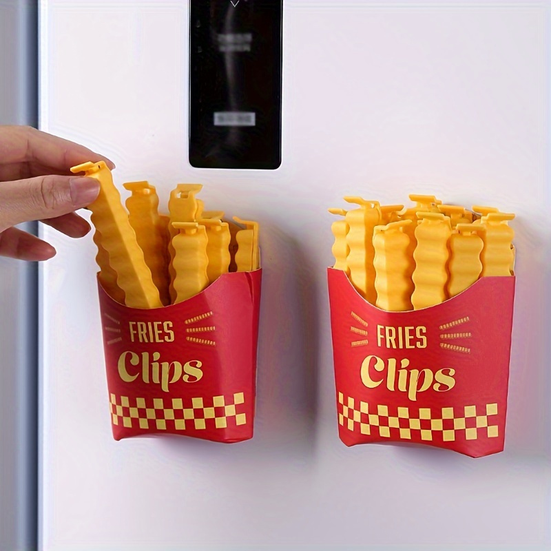 คลิปหนีบปิดถุงเฟรนช์ฟรายส์แบบส - Food Snacks Packets บทวิจารณ์และราคา