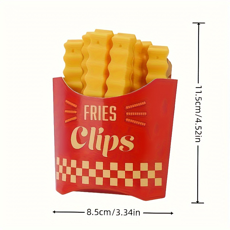 คลิปหนีบปิดถุงเฟรนช์ฟรายส์แบบส - Food Snacks Packets บทวิจารณ์และราคา