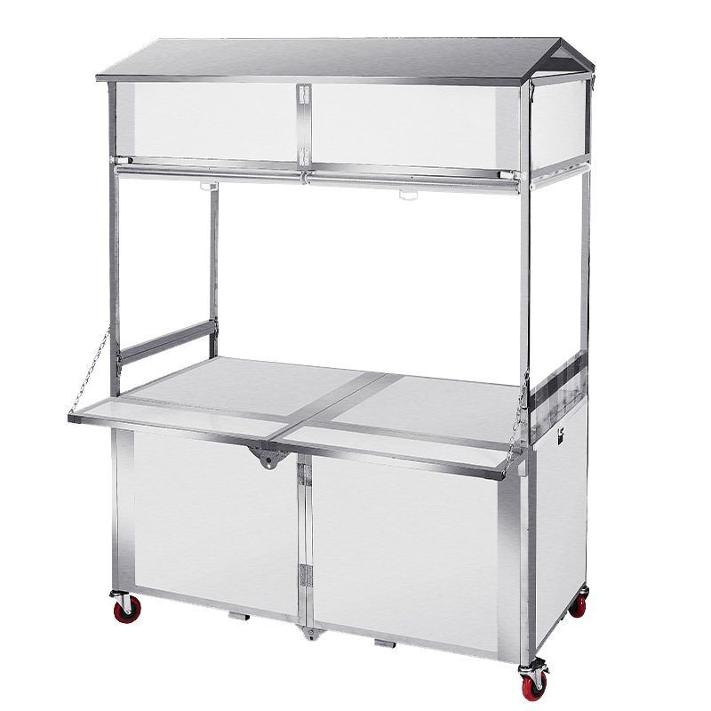 รถเข็นขายของตลาดกลางคืนแบบพับไ - Snacks Food Ready To Eat บทวิจารณ์และราคา