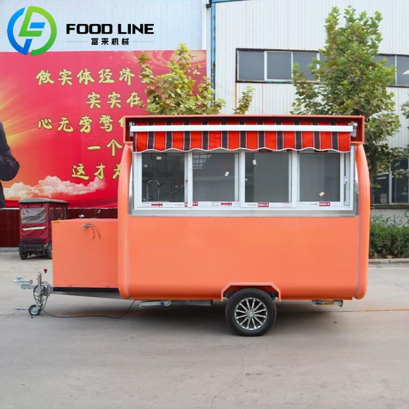 รถพ่วงขายอาหารขนาดกะทัดรัดสำหร - Quick Food Snacks บทวิจารณ์และราคา