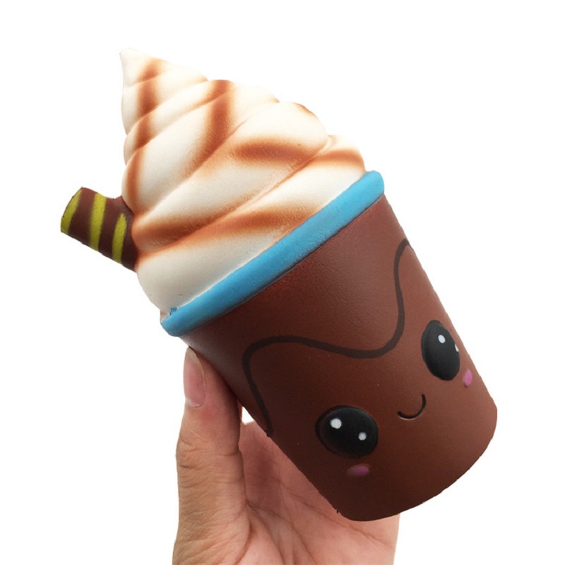 จัมโบ้ช็อกโกแลตไอศกรีม Squishy - Food Sweet Snacks บทวิจารณ์และราคา