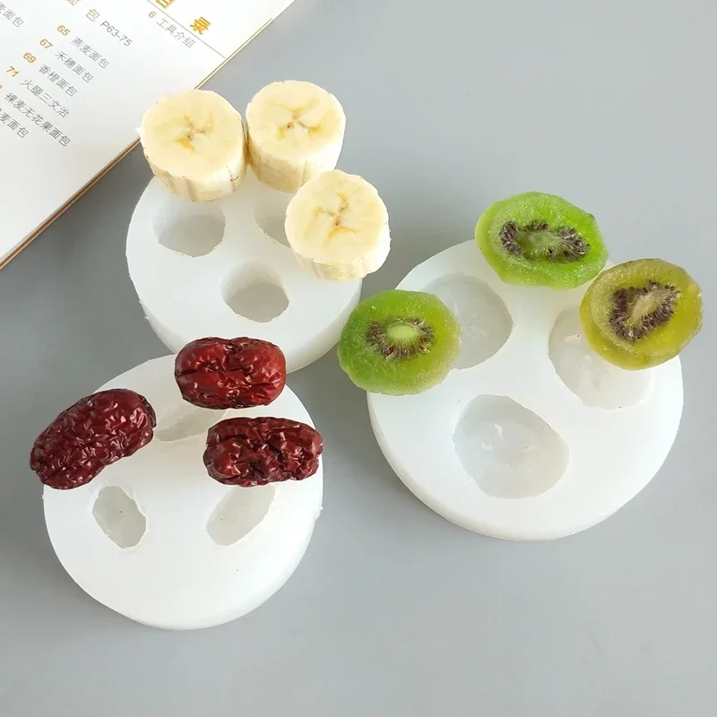 3d ผลไม้ซิลิโคนแม่พิมพ์กล้วยชิ - Dried Fruit Mix บทวิจารณ์และราคา